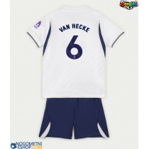 Otroški Nogometni dresi Tottenham Hotspur Jan Paul van Hecke #6 Domači 2026-27 Kratek Rokav (+ Kratke hlače)
